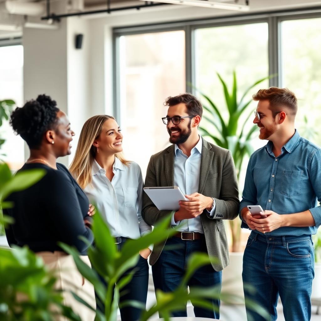 Team van G&G Administraties in gesprek